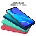 Пластиковый чехол с подставкой Nillkin Super Frosted Shield Черный для Xiaomi Redmi 9(#3)