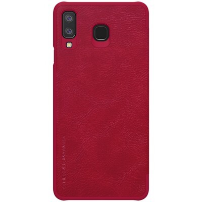 Кожаный чехол Nillkin Qin Leather Case Красный для Samsung Galaxy A8 Star(2)