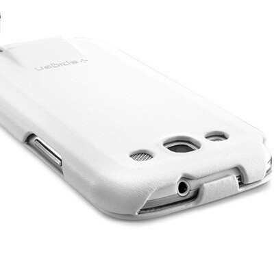 Кожаный чехол книга SGP Argos White (SGP09265) для Samsung i9300 Galaxy S3(3)