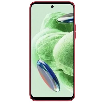 Пластиковый чехол Nillkin Super Frosted Shield Красный для Xiaomi Redmi 12(2)