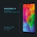 Противоударное защитное стекло с пленкой на камеру Nillkin Amazing H для LG Q7(#1)