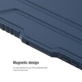 Защитный чехол Nillkin Bumper Leather Case Pro Синий для Samsung Galaxy Tab S7 FE(#6)