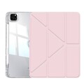 Защитный чехол книжка Acrylic Origami TPU Case с креплением для стилуса розовый для Apple iPad Air 13 (2024)(#1)