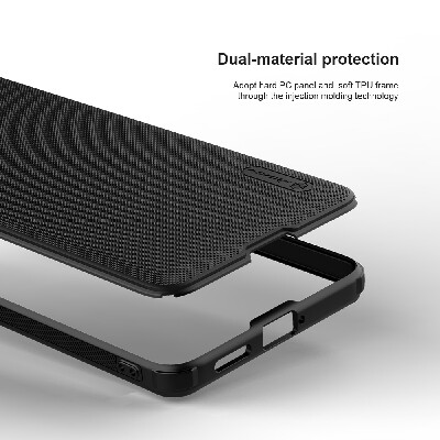 Пластиковый чехол Nillkin Super Frosted Shield Pro Черный для Xiaomi Poco F6(3)
