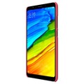Пластиковый чехол с пленкой Nillkin Super Frosted Shield Красный для Xiaomi RedMi 5 Plus(#2)
