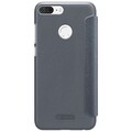 Полиуретановый чехол книга Nillkin Sparkle Leather Case Black (Черный) для Huawei Honor 9 Lite(#2)