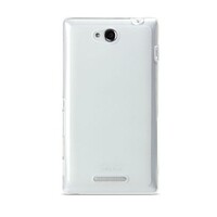 Силиконовый чехол Melkco Poly Jacket TPU Case White для Sony Xperia C S39h