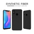 Пластиковый чехол Nillkin Synthetic Fiber Черный для Xiaomi Mi8(#5)