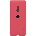 Пластиковый чехол с подставкой Nillkin Super Frosted Shield Красный для Sony Xperia XZ3(#1)