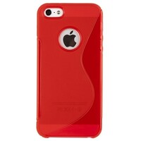 Силиконовый чехол Red  для Apple iPhone 5/5s/SE
