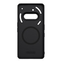 Пластиковый чехол с пластиной Magsafe Nillkin Super Frosted Shield Pro Magnetic Case Черный для Nothing Phone 3a(#3)