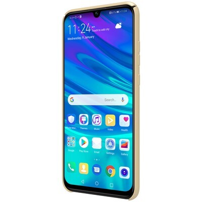 Пластиковый чехол с подставкой Nillkin Super Frosted Shield Золотой для Huawei P Smart 2019\ Honor 10 Lite(2)