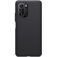 Пластиковый чехол с подставкой Nillkin Super Frosted Shield Черный для Xiaomi 11i
