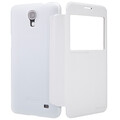 Полиуретановый чехол Nillkin Sparkle Leather Case White  для Samsung G750F Galaxy Mega 2(#4)