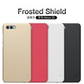 Пластиковый чехол с пленкой Nillkin Super Frosted Shield Red (Красный) для Huawei Nova 2S(#4)