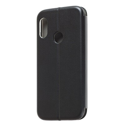 Чехол-книга на основе из силикона Book Case New 3D темно-синий для Huawei P20 Lite(3)