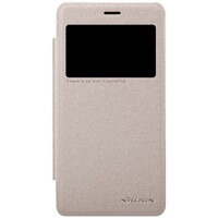 Полиуретановый чехол Nillkin Sparkle Leather Case Gold для Xiaomi Redmi 2