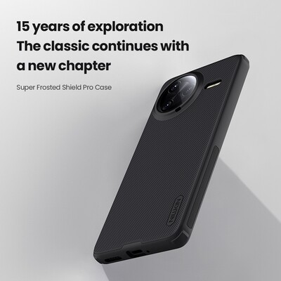 Пластиковый чехол Nillkin Super Frosted Shield Pro Зеленый для Xiaomi Poco F7 Ultra(7)