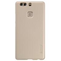 Пластиковый чехол с пленкой Nillkin Super Frosted Shield Gold для Huawei P9 Plus