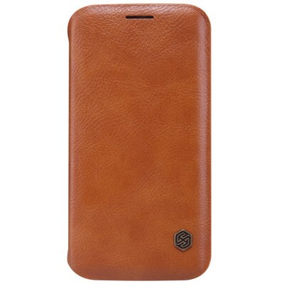 Кожаный чехол Nillkin Qin Leather Case Brown для Samsung G925F Galaxy S6 Edge(1)