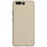 Пластиковый чехол с пленкой Nillkin Super Frosted Shield Gold для Huawei Ascend P10 Plus