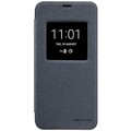 Полиуретановый чехол книга Nillkin Sparkle Leather Case Black для LG Q6(#1)