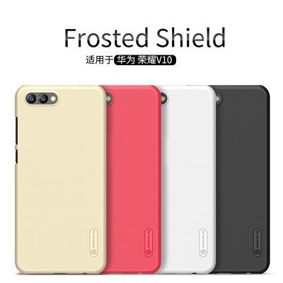 Пластиковый чехол с пленкой Nillkin Super Frosted Shield Черный для Huawei Honor View 10(4)