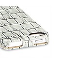 Кожаный чехол-книга TETDED Troyes White Crocodile для Apple iPhone 5/5s/SE(#4)