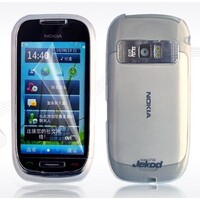 Силиконовый чехол накладка Jekod White для Nokia C7