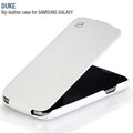 Кожаный чехол HOCO Duke Leather Case White для Samsung i9190 Galaxy S4 mini(#1)