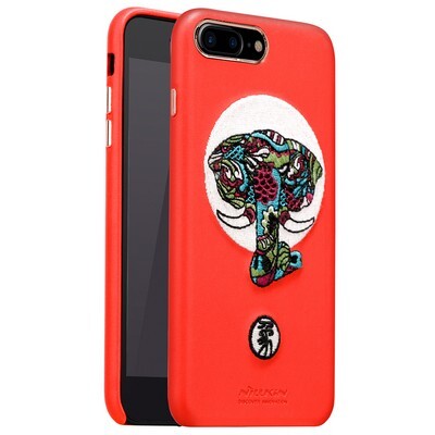 Кожаная накладка Nillkin Brocade Series Red Elephant для Apple iPhone 7 Plus(4)