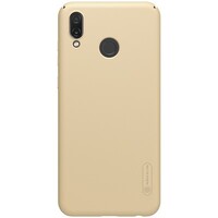 Пластиковый чехол с пленкой Nillkin Super Frosted Shield Золотой для Huawei Honor Play
