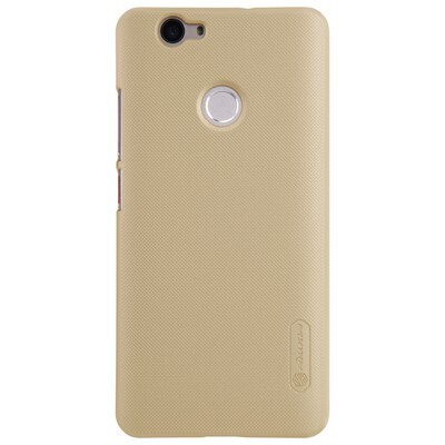 Пластиковый чехол с пленкой Nillkin Super Frosted Shield Gold для Huawei Nova(1)
