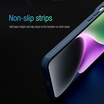 Чехол пластиной Magsafe Nillkin Textured S Magnetic Case Черный для Apple iPhone 14(9)