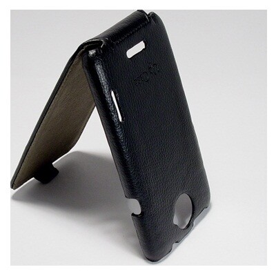Кожаный чехол книга Black  для HTC One X(4)