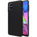 Пластиковый чехол с подставкой Nillkin Super Frosted Shield Черный для Samsung Galaxy M51(#3)