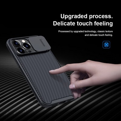 Чехол-накладка Nillkin CamShield Pro Зеленая для Apple iPhone 13 Pro(7)