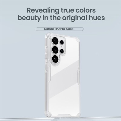 Силиконовый чехол Nillkin Nature TPU Pro Case прозрачный для Samsung Galaxy S26 Ultra(6)