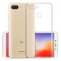 Силиконовый чехол TPU Case 0.6mm прозрачный для Xiaomi Redmi 6(#1)