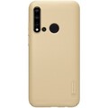Пластиковый чехол с подставкой Nillkin Super Frosted Shield Золотой для Huawei P20 Lite 2019 (Nova 5i)(#1)