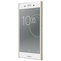 Пластиковый чехол с пленкой Nillkin Super Frosted Shield Gold для Sony Xperia XZ Premium(#2)