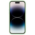 Силиконовая накладка с пластиной Magsafe Nillkin CamShield Silky Magnetic Silicone Case Зеленая для Apple iPhone 14 Pro(#2)