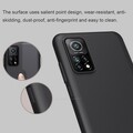 Пластиковый чехол с подставкой Nillkin Super Frosted Shield Синий для Xiaomi Mi10T (Mi10T Pro)(#4)