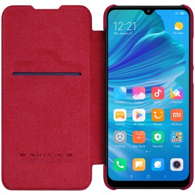 Кожаный чехол Nillkin Qin Leather Case Красный для Xiaomi Mi A3(3)