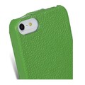 Кожаный чехол-книга Melkco Leather Case Green LC для Apple iPhone 5c(#4)