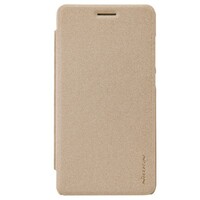 Полиуретановый чехол Nillkin Sparkle Leather Case Gold для Huawei G Play Mini