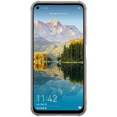 Силиконовый чехол Nillkin Nature TPU Case Серый для Huawei P40 Lite / Nova 7i / Nova 6 SE(2)