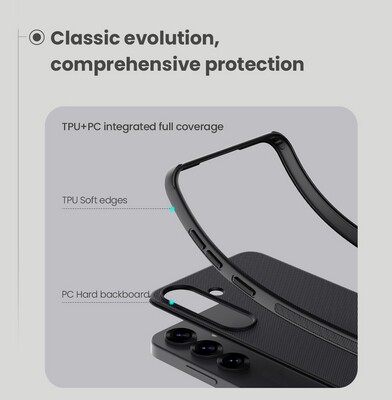 Пластиковый чехол Nillkin Super Frosted Shield Pro Зеленый для Samsung Galaxy S25 Plus(3)