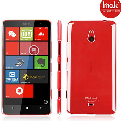 Пластиковый чехол Imak Hard Case Transparent для Nokia Lumia 1320(2)