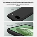 Пластиковый чехол с пластиной Magsafe Nillkin Super Frosted Shield Pro Magnetic Case Черный для Google Pixel 8a(#5)